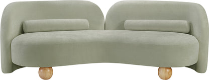 Harlow Mint Chenille Fabric Sofa