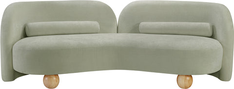 Harlow Mint Chenille Fabric Sofa