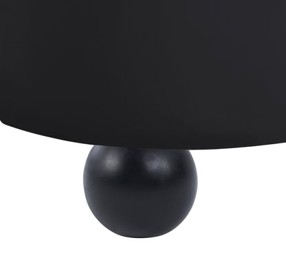 Harlow Black Velvet Chair