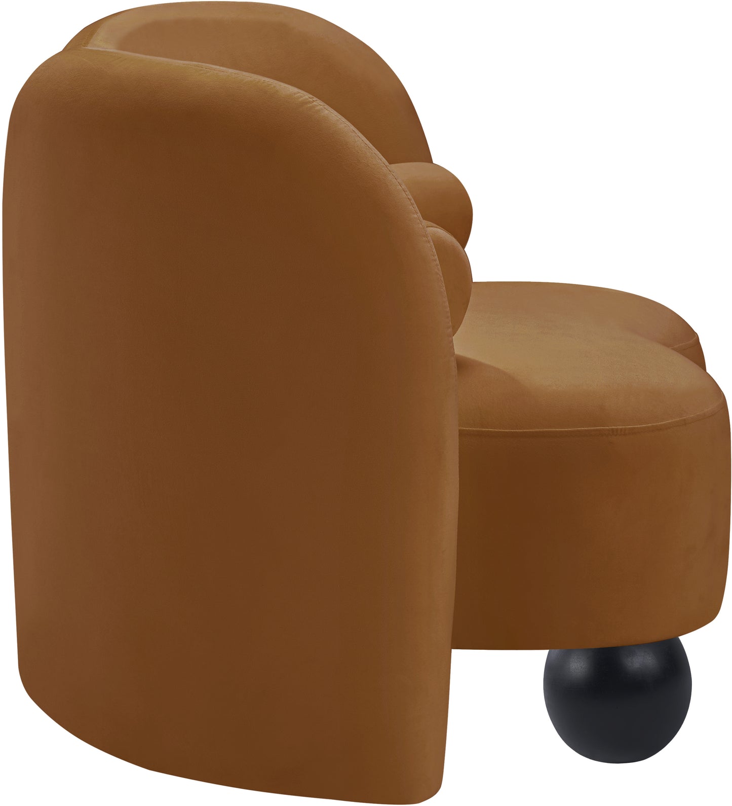 harlow saddle velvet chair