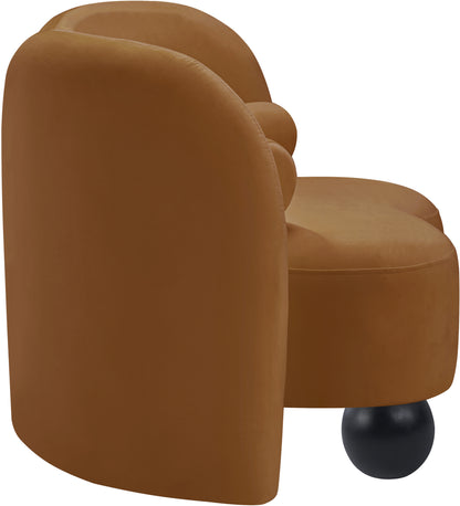 Harlow Saddle Velvet Chair