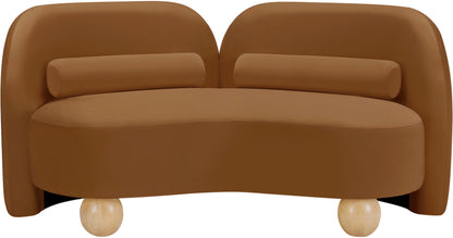 Harlow Saddle Velvet Loveseat