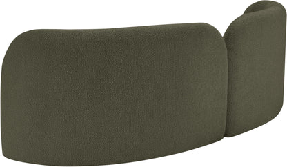 Harlow Olive Boucle Fabric Sofa