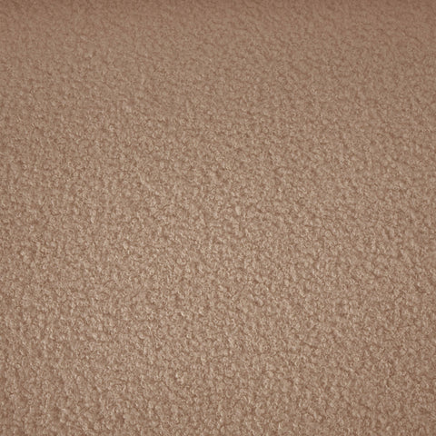 Porsha Beige Teddy Fabric Loveseat