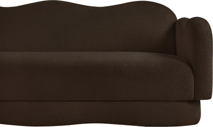 Porsha Brown Teddy Fabric Sofa