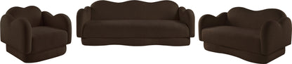 Porsha Brown Teddy Fabric Sofa