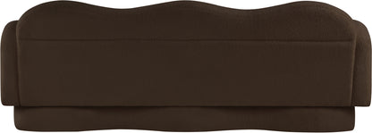 Porsha Brown Teddy Fabric Sofa