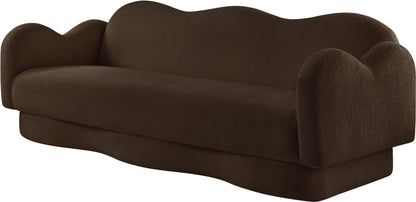 Porsha Brown Teddy Fabric Sofa