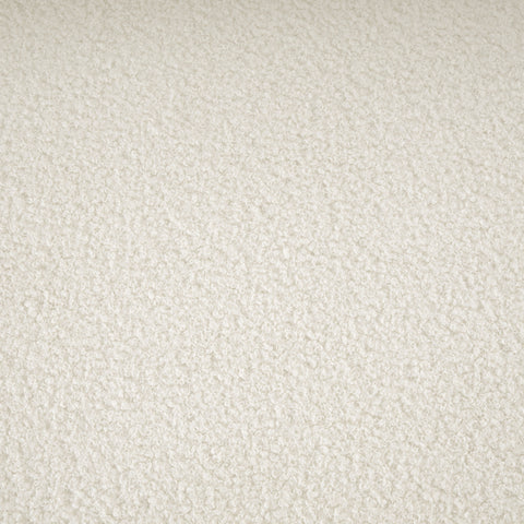 Porsha Cream Teddy Fabric Loveseat