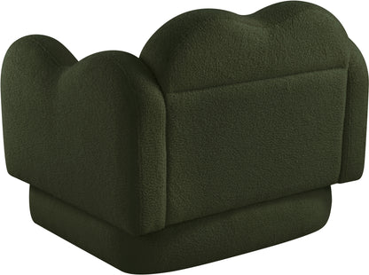 Porsha Green Teddy Fabric Chair