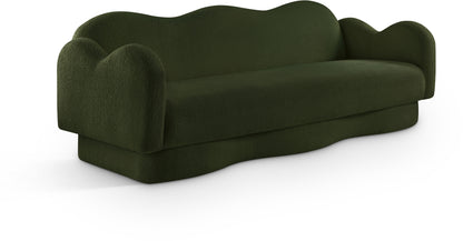 Porsha Green Teddy Fabric Sofa