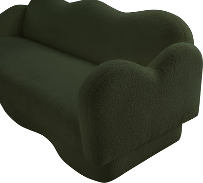 Porsha Green Teddy Fabric Sofa