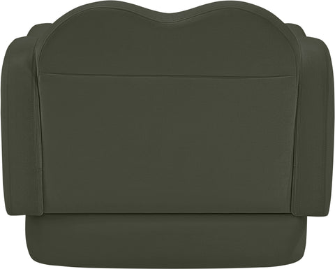 Celeste Green Velvet Upholstered Chair, 1 Piece