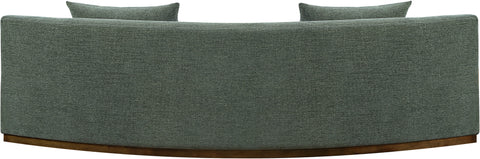 Orla 104" Olive Chenille Fabric Upholstered Sofa, 1 Piece