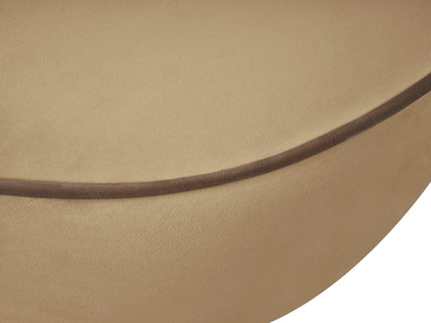 Marlow 100" Beige Velvet Upholstered Sofa, 1 Piece