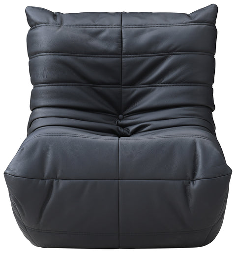 Jolie Black Vegan Leather Upholstered Chair, 1 Piece