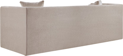 Anzio Beige Chenille Fabric Sofa