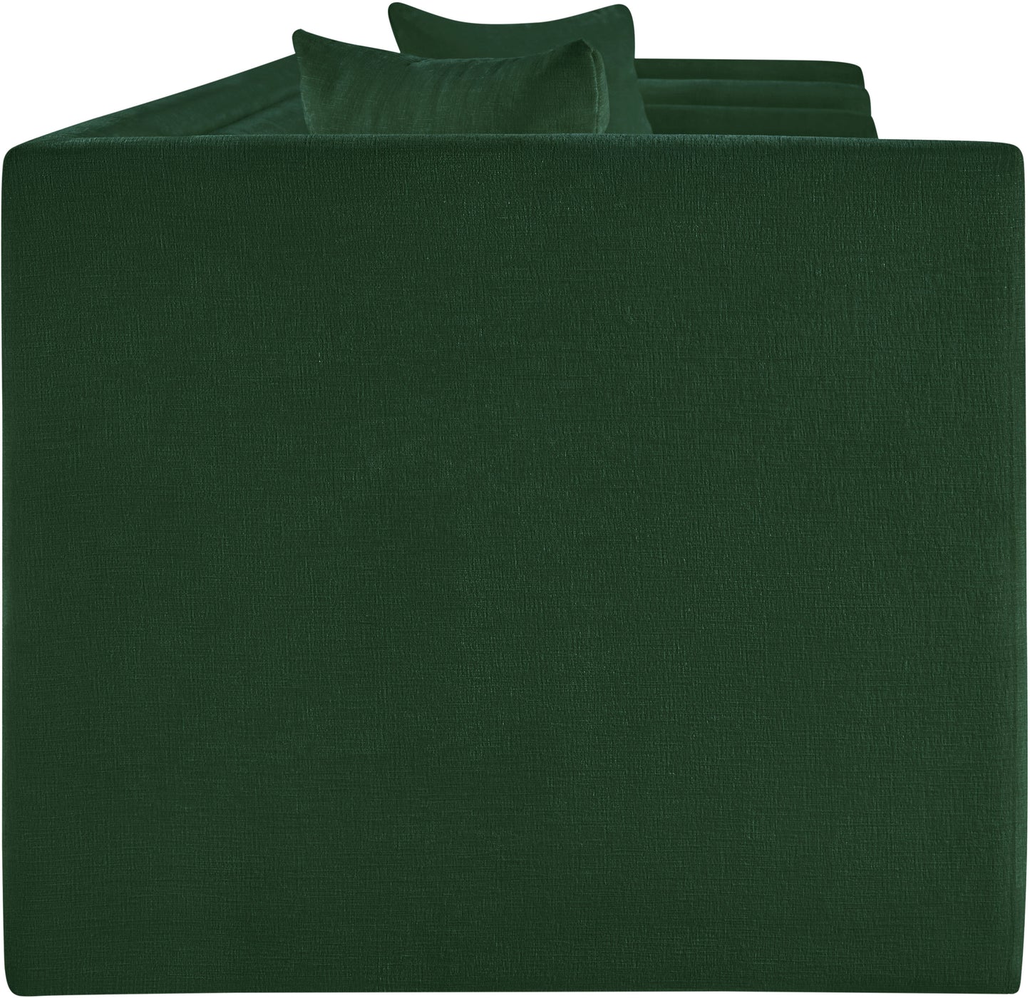 anzio green chenille fabric sofa