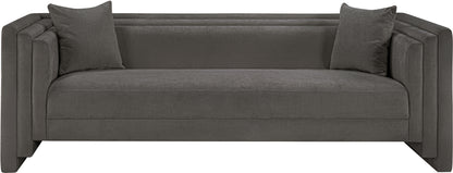 Anzio Grey Chenille Fabric Sofa