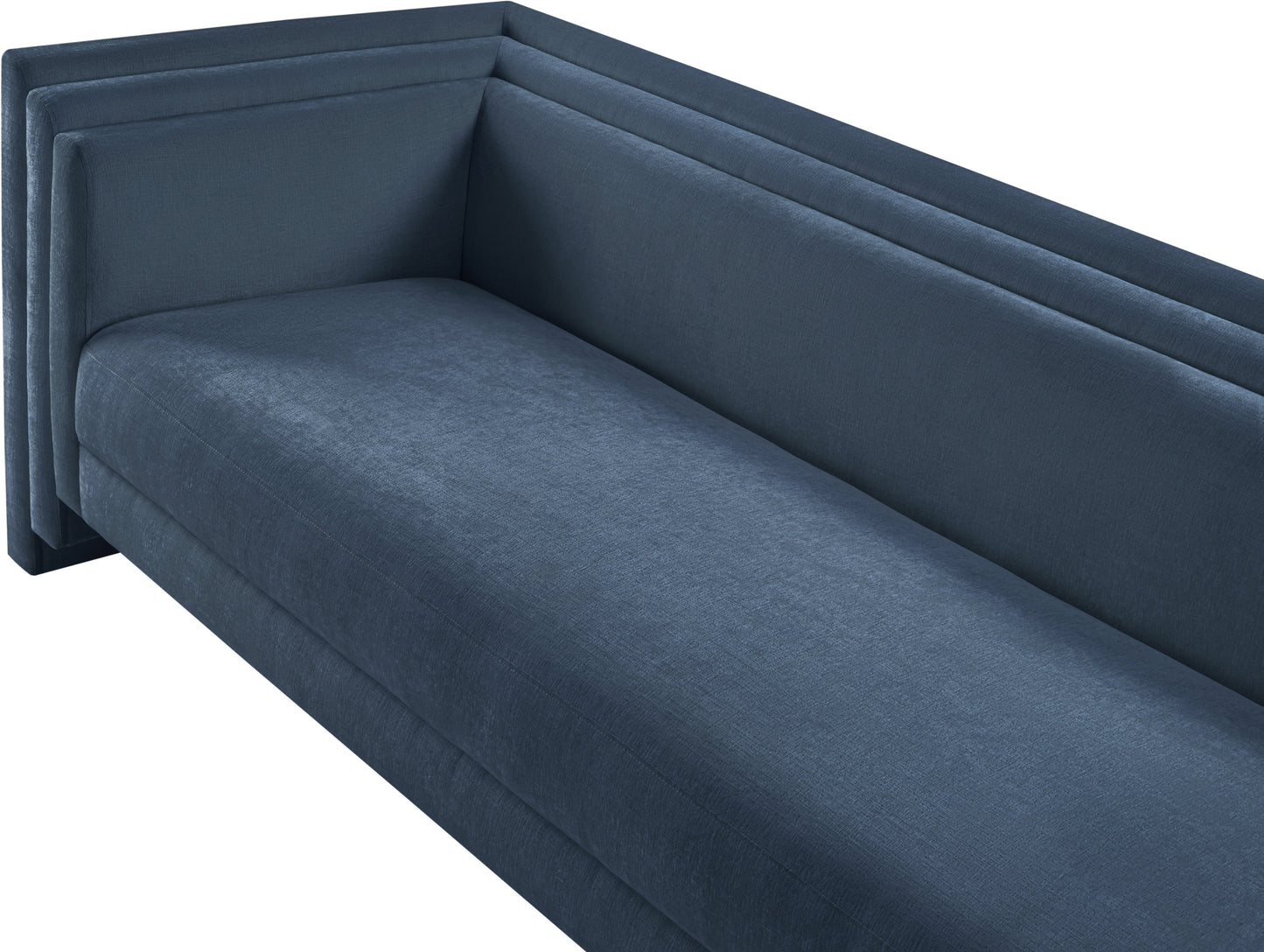 anzio light blue chenille fabric sofa