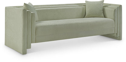 Anzio Mint Chenille Fabric Sofa