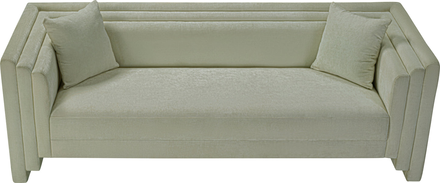 anzio mint chenille fabric sofa