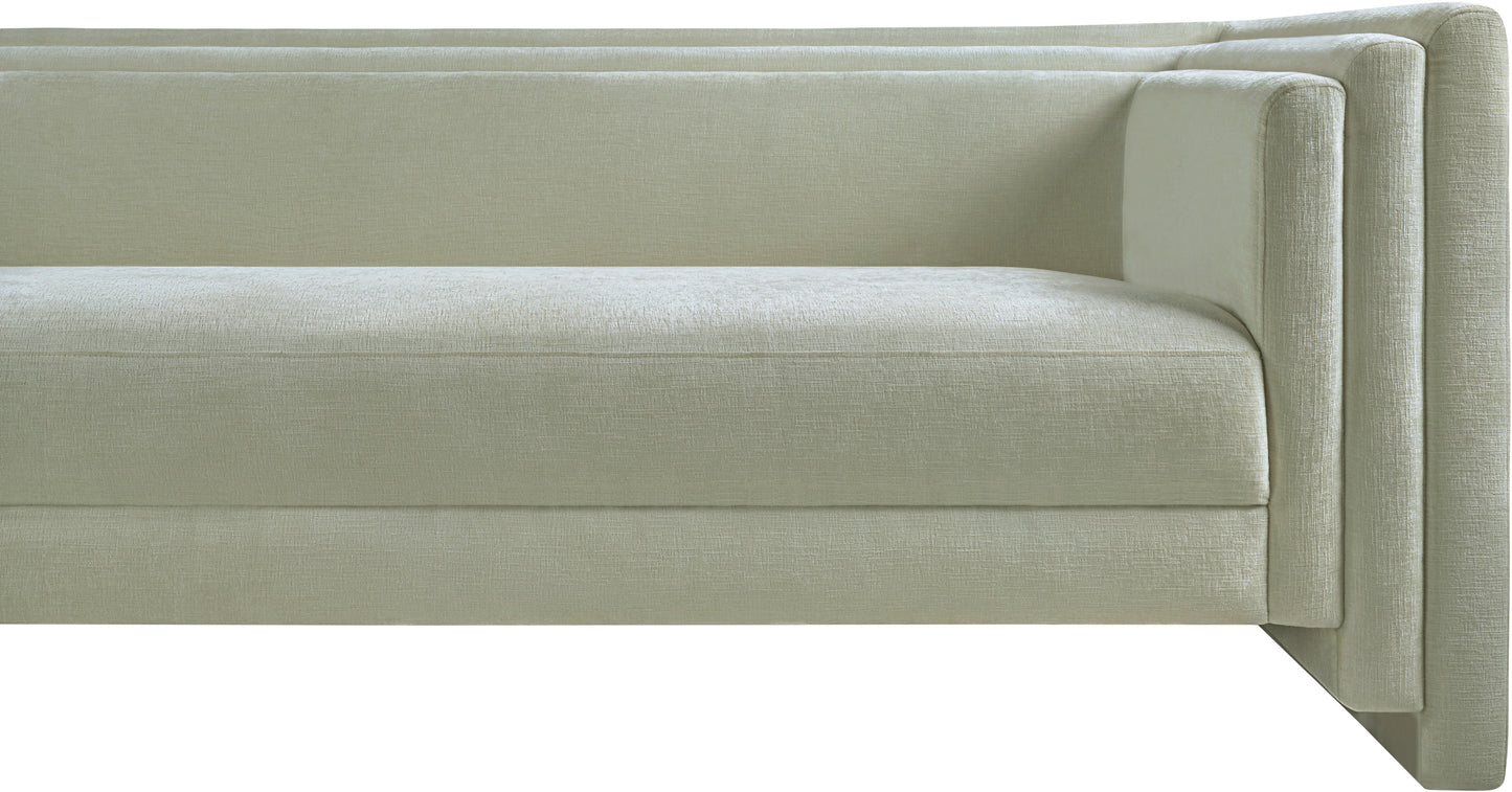 anzio mint chenille fabric sofa