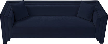 Anzio Navy Chenille Fabric Sofa