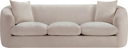 Gianna Beige Chenille Fabric Sofa