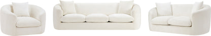 Gianna Cream Chenille Fabric Sofa