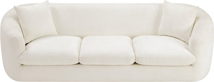 Gianna Cream Chenille Fabric Sofa