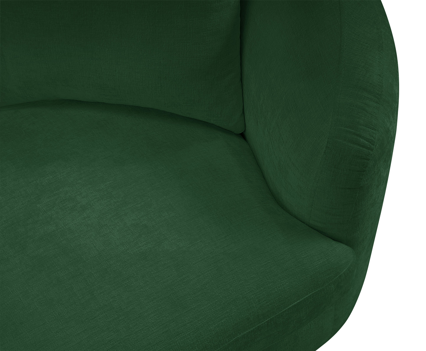 gianna green chenille fabric chair