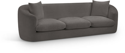 Gianna Grey Chenille Fabric Sofa