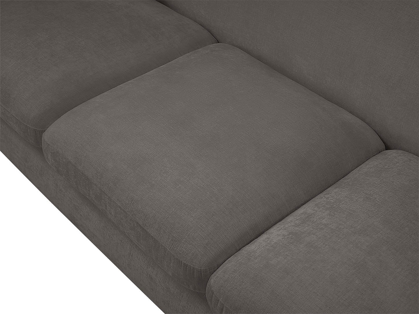 gianna grey chenille fabric sofa