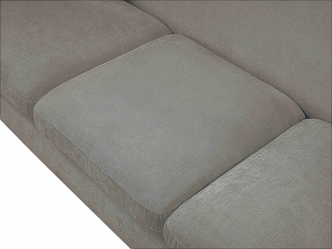 Giselle 92.5" Grey Chenille Fabric Upholstered Sofa, 1 Piece