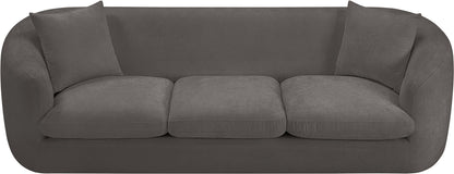 Gianna Grey Chenille Fabric Sofa