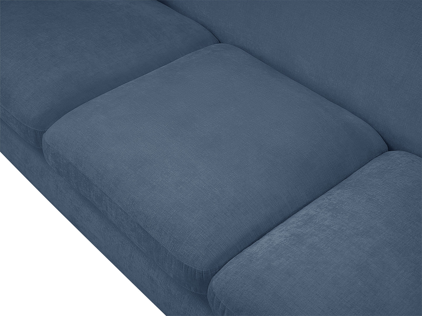 gianna light blue chenille fabric sofa