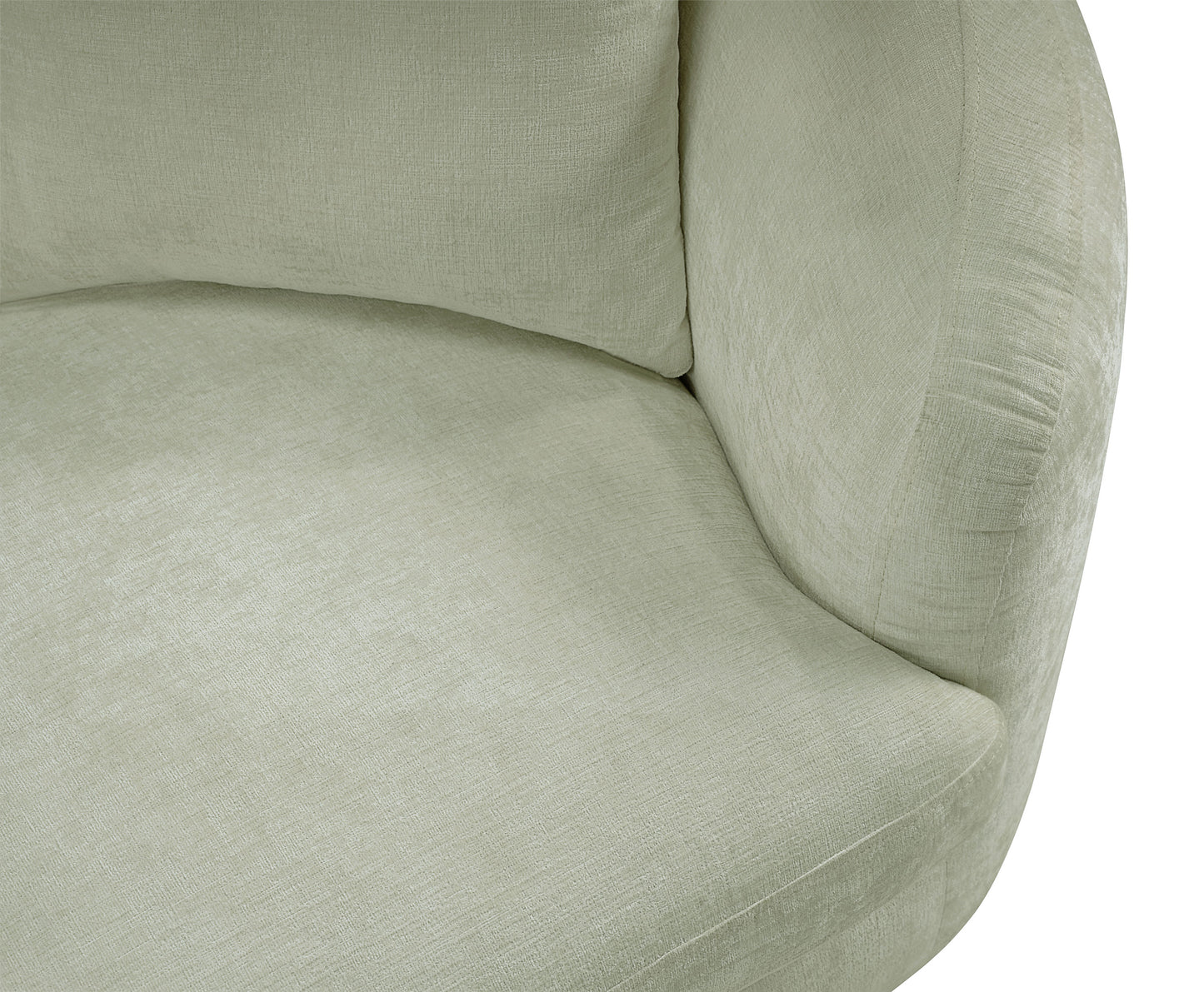 gianna mint chenille fabric chair