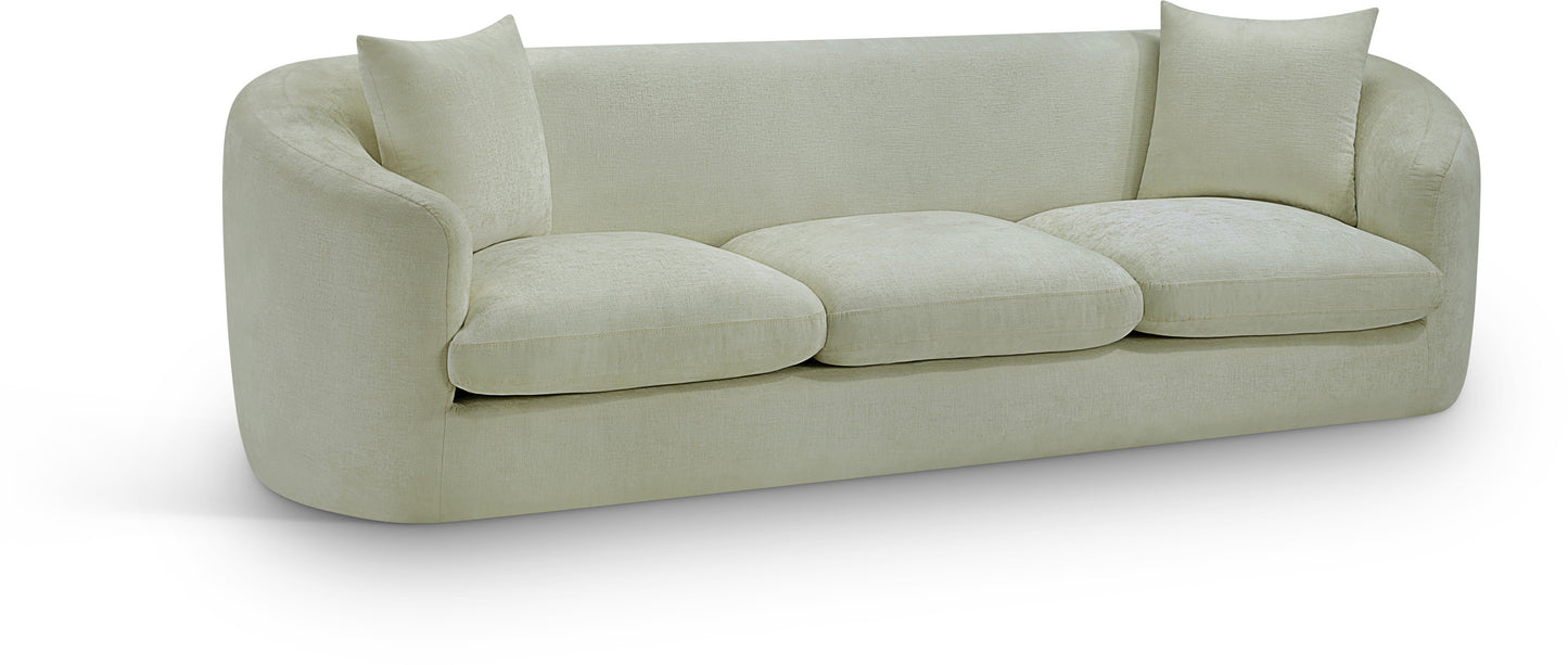 gianna mint chenille fabric sofa