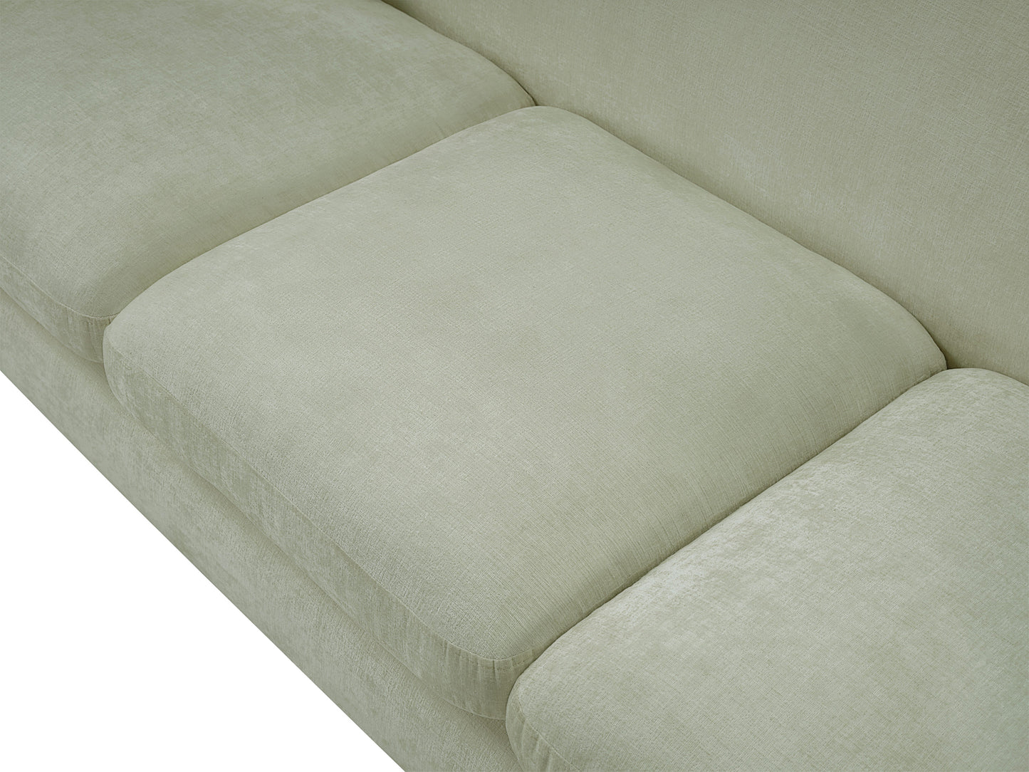 gianna mint chenille fabric sofa