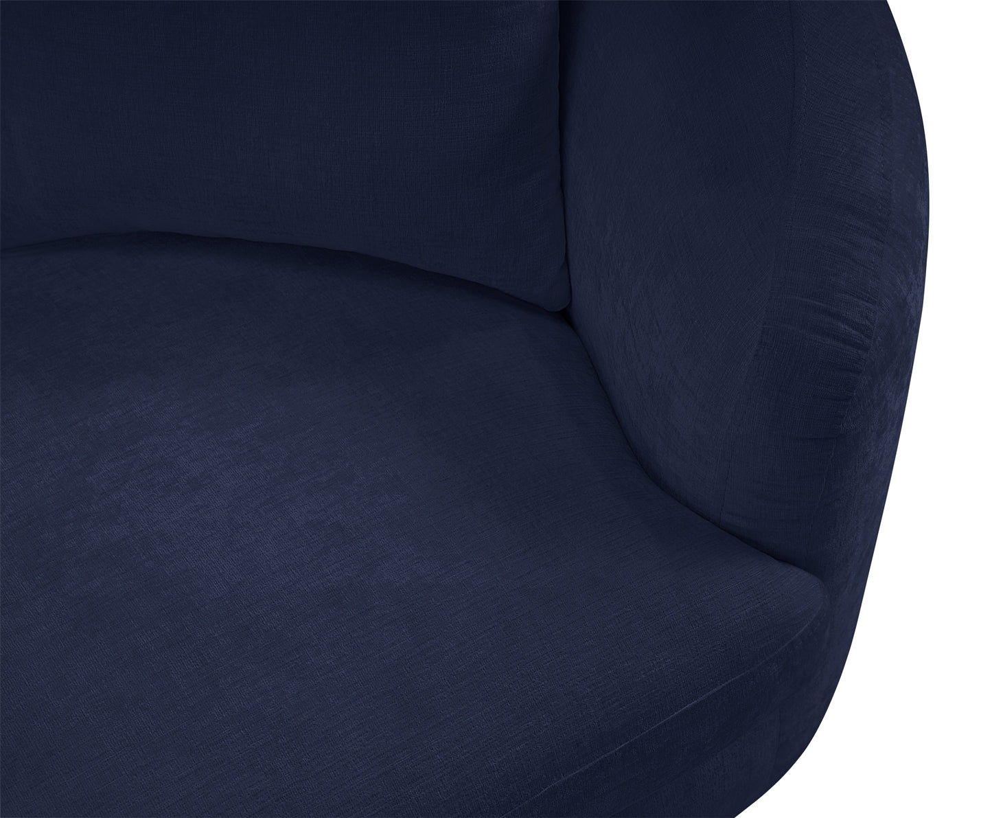 gianna navy chenille fabric chair