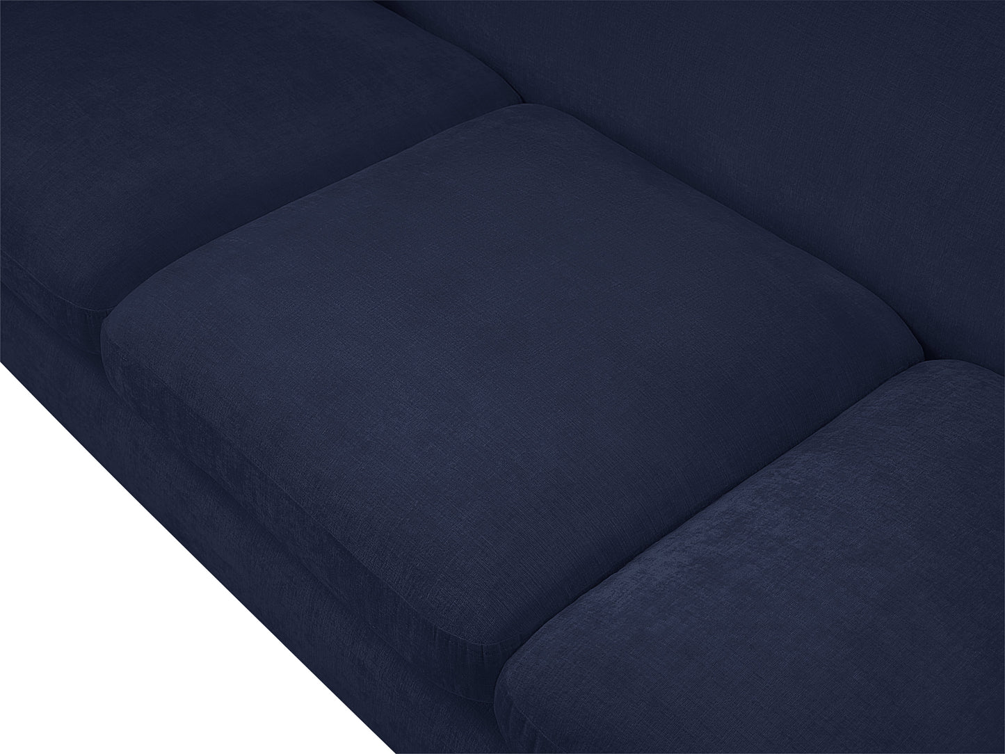 gianna navy chenille fabric sofa