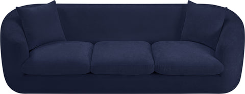 Gianna Navy Chenille Fabric Sofa