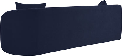 Gianna Navy Chenille Fabric Sofa