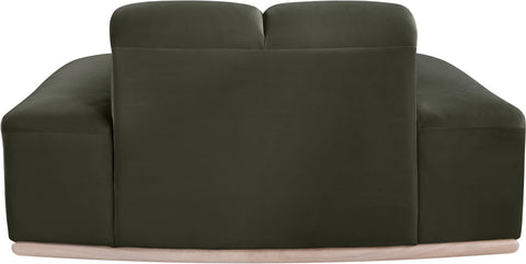 Tessa Green Velvet Upholstered Chair, 1 Piece