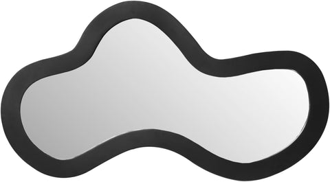 Hadley 28" Black Iron Frame Mirror, 1 Piece (Style 2)