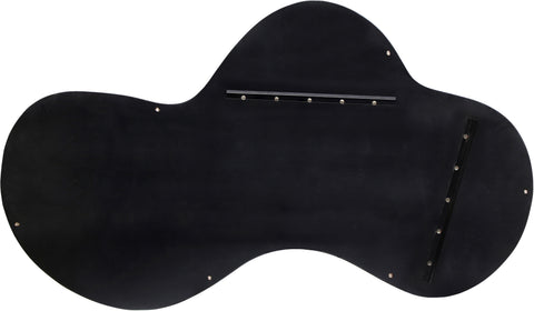 Hadley 28" Black Iron Frame Mirror, 1 Piece (Style 2)