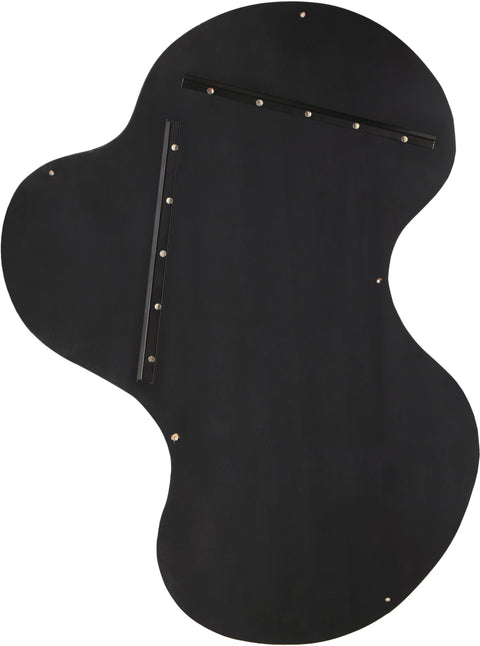 Hadley 28" Gold Iron Frame Mirror, 1 Piece