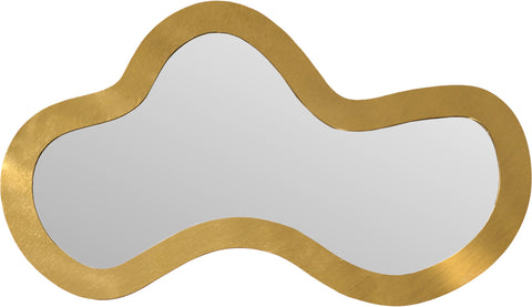 Hadley 28" Gold Iron Frame Mirror, 1 Piece (Style 2)