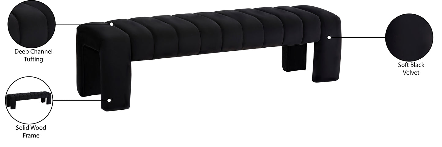 louise black bench black